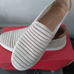 Slip on sneakers from Katie and Kelly sz 8 color eggnog/latte